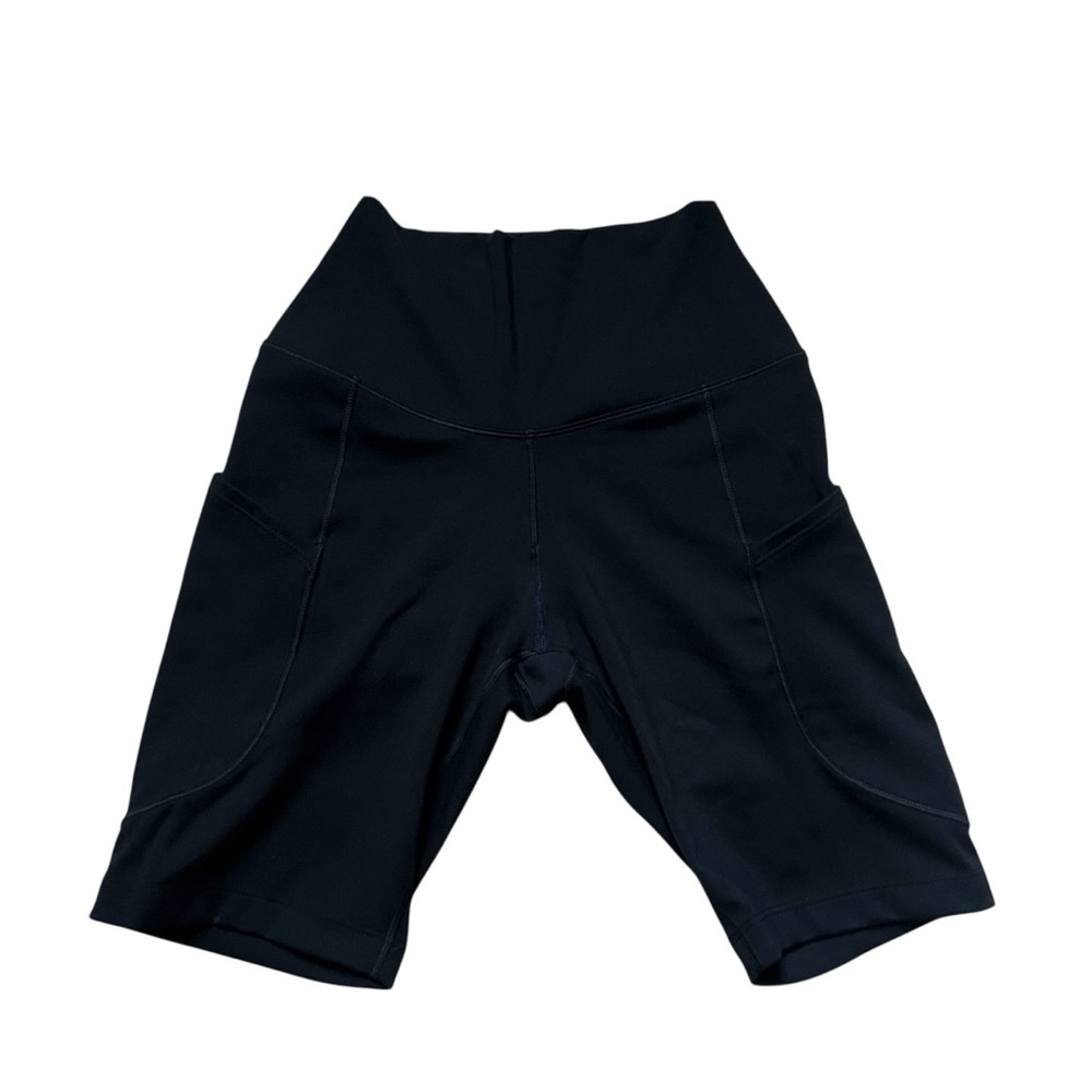 Nike One Dri-Fit High-Waisted 8" Pocketed Athletic Biker Shorts Size XS - Picture 2 of 7